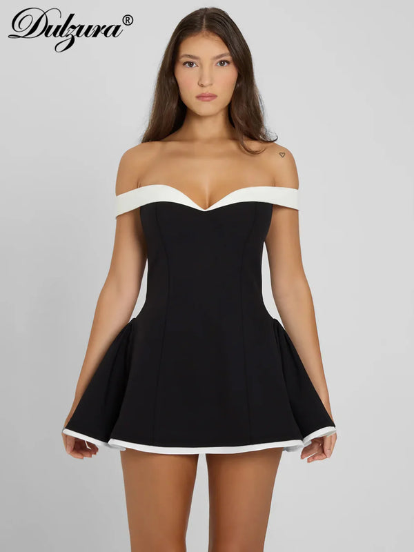 Elegant Off-Shoulder Mini Dress